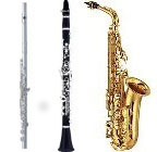 Querflöte, Klarinette, Saxophon